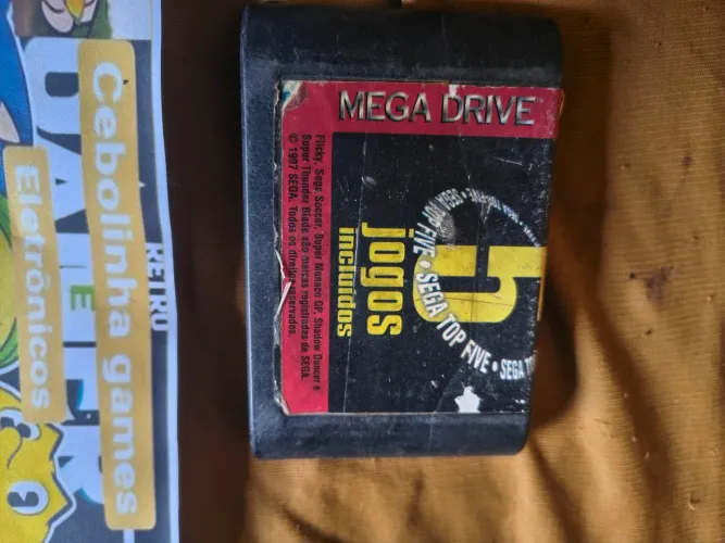 Cartucho original 5 in mega drive