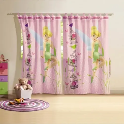 Cortina Sininho Tinker Bell 2,90 X 2,20m Lepper Promoção