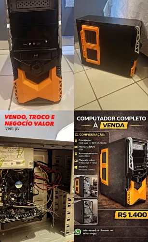 CPU completo com placa de vídeo 