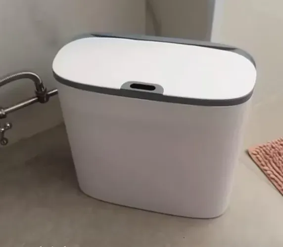 Lixeira 14L com Sensor de Abertura para Banheiro ou Cozinha Ultimas unidades