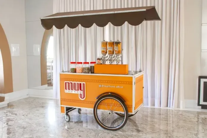 CARRINHO DE CHURROS GOURMET NOVO E COMPLETO