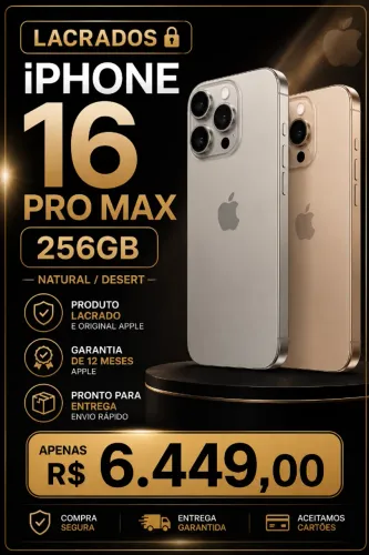 Iphone 16 Pro Max 256GB Desert 