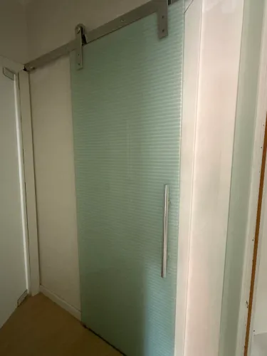 Porta de vidro 2.00 x 80 cm 