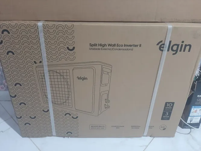 INVERTER! PRA VENDER HOJE!!!Ar condicionado Elgin 18000 BTUS LACRADO com nota fiscal
