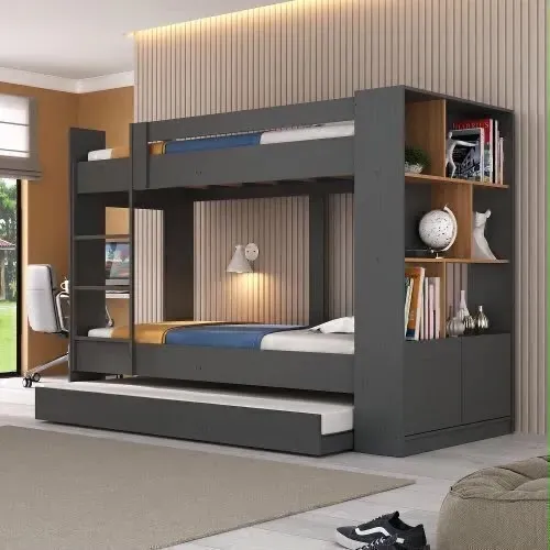 TRELICHE COM ESTANTE, 2 PORTAS E 6 NICHO