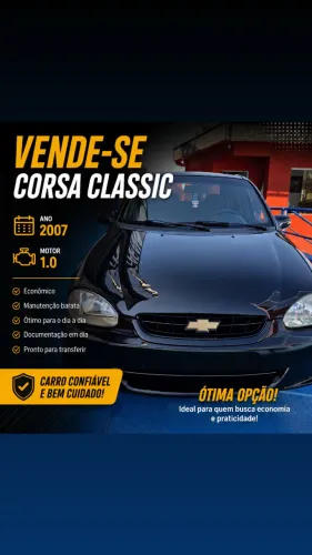 Chevrolet Corsa SED Class.life 1.0/1.0 Flexpower (álcool) 2007