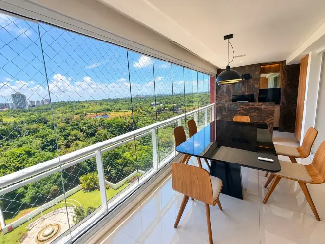 Apartamento 4/4 Mobiliado no Ludco Greenville | 3 Suítes | 135 m² | 02 Vagas de Garagem