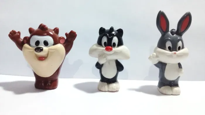 Lote 3 Dedoches Baby Looney Tunes