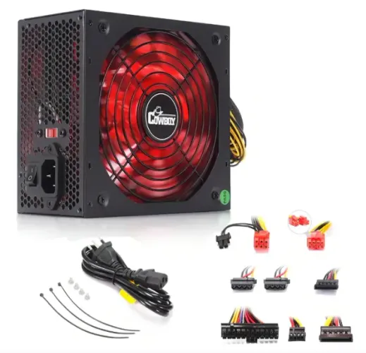 Fonte ATX 600W nova lacrada a pronta entrega Silenciosa