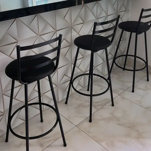 Banqueta  clássica de ferro
