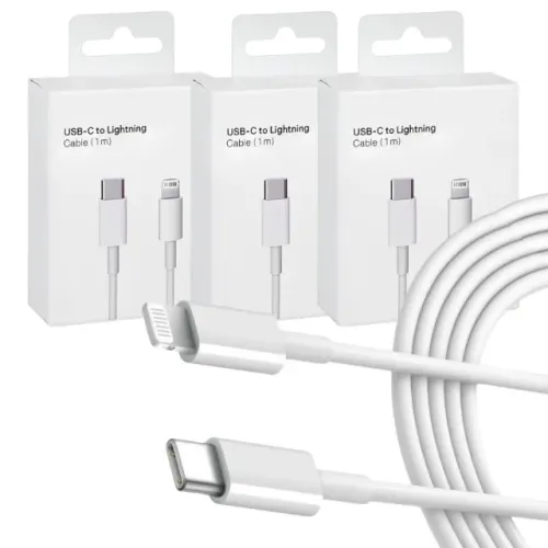 Cabo Para iPhone 20W Turbo 1m Apple Lightning Tipo C Usb-c - ATACADO
