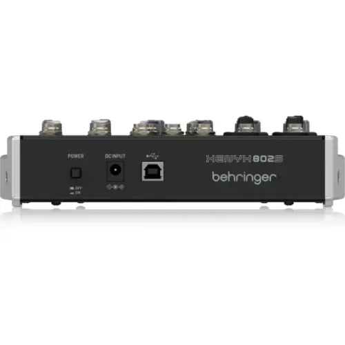 Mesa de som Behringer 802S XENYX - Mixer Analógico com 8 Canais