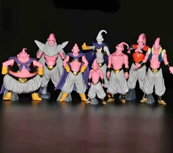 COLEÇÃO COMPLETA - ACTION FIGURES MAJIN BOO (DRAGON BALL Z)