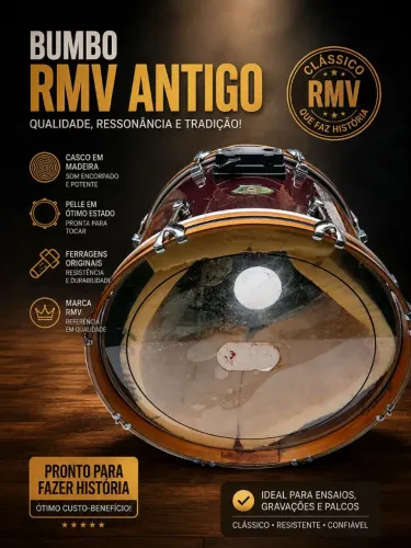 Bateria acustica  ,bumbo 22 polegadas 