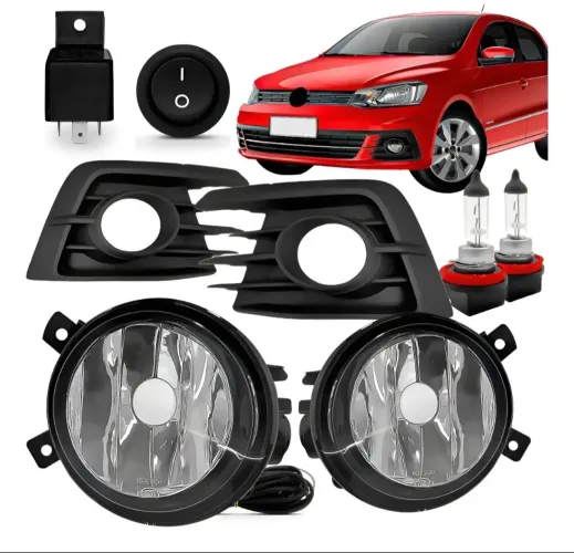 Kit Farol Milha Auxiliar Gol G7 Voyage G7 Saveiro