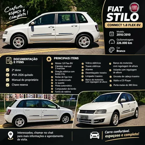 Fiat Stilo 1.8/ 1.8 Connect Flex 8V 5P 2010