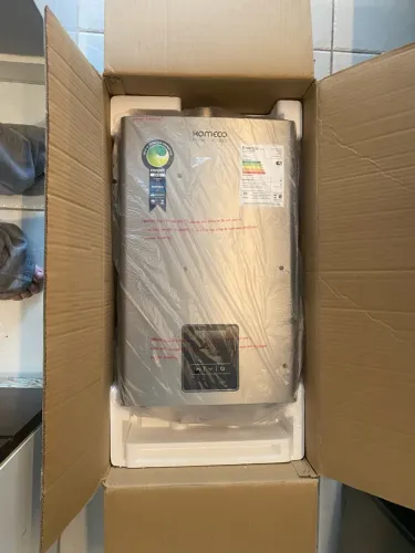 AQUECEDOR A GÁS SEMI NOVO COMPLETO 