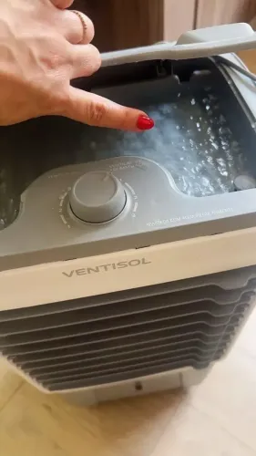 Climatizador Ar Ventisol Portátil Turbo Evaporativo 16 Litros 5 em 1 Umidificador CLIN16PR