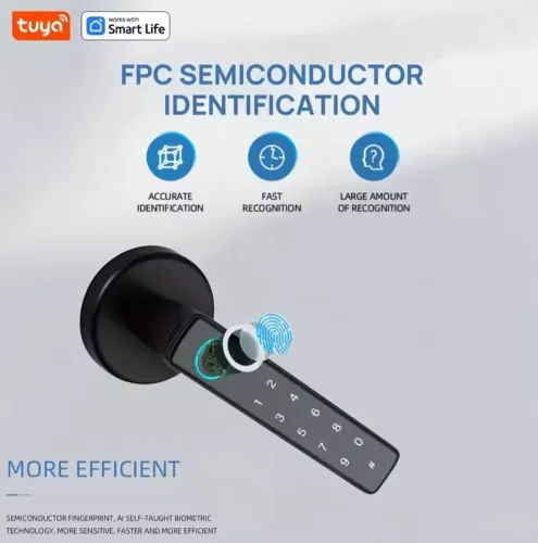 Fechadura Digital Biométrica YFK Smart Lock Nova Lacrada Caixa