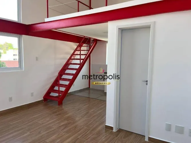 Apartamento com 1 dormitório para alugar, 53 m² por R$ 2.690,00/mês - Vila São Pedro - San