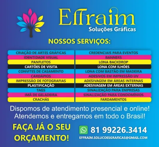 Gráfica Digital: Papelaria, Personalizados e Comunicação Visual