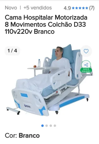 Cama hospitalar semi nova