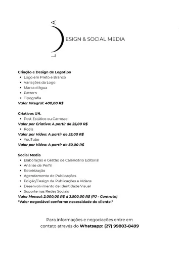 Social Media e Designer