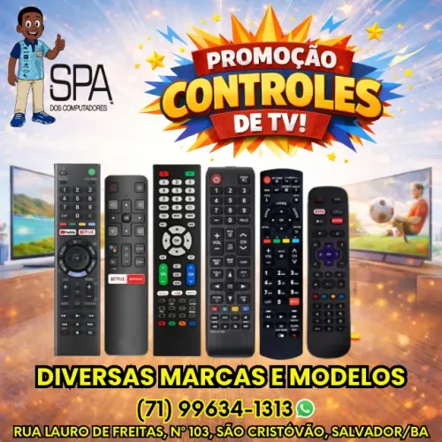 Controles de Tv