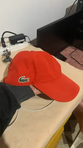 Boné Lacoste sport original vermelho