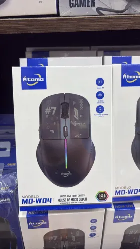 Mouse Gamer RGB sem fio - Entrega Rápida 