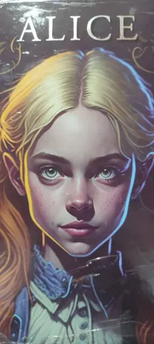 Edição Belíssima de Alice, com livro + cartas e poster