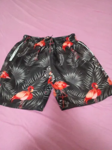 Short masculino verão estampado 