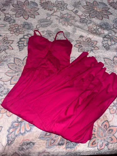 VESTIDO LONGO ROSA