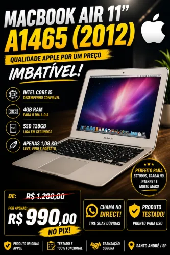MacBook Air 11 A1465 2012 core i5 4/128