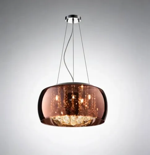 Lustre Pendente Moderno Cor Cobre