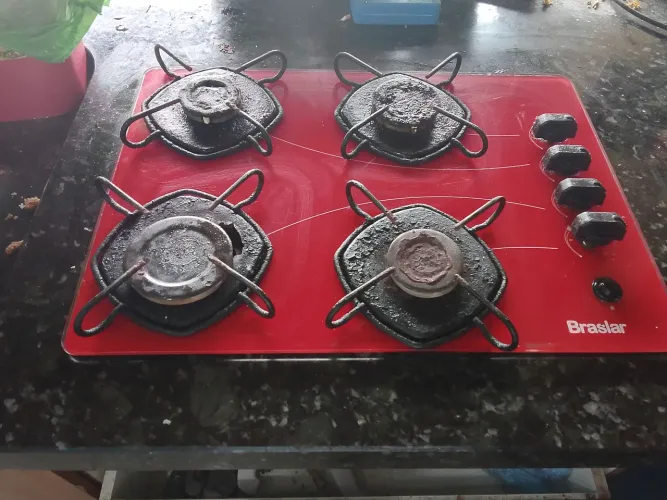 Fogão elétrico kooctop funcionando, porém somente com uma boca .