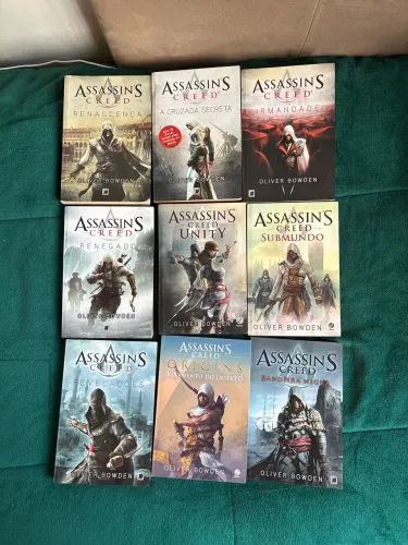 Coleção Assassins Creed - 9 Livros - Oliver Bowden