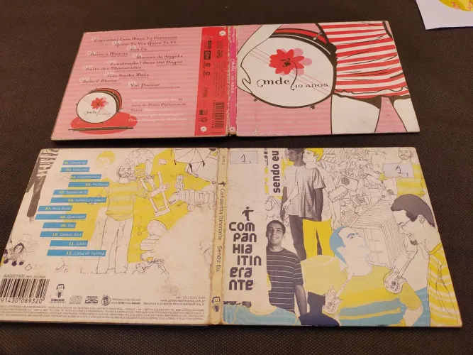 Lote 2Cds de MPB Música Popular Brasileira, bom estado. E outros