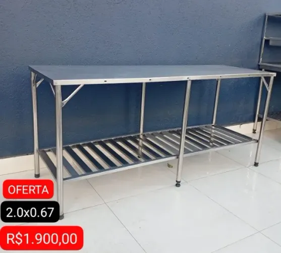 Mesa seminova em Oferta 2.0x0.67 Metros