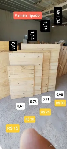 Painel ripado