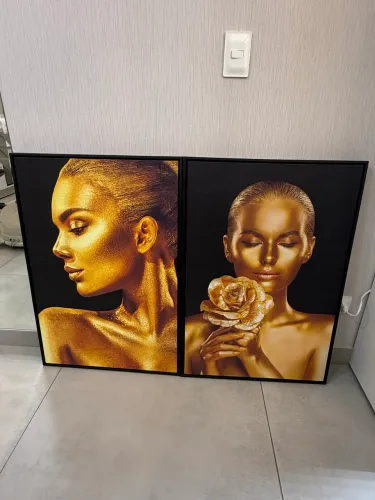 2 Quadros decorativos em Canva tam 60x90