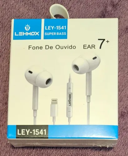 Fone de ouvido iPhone Branco Novo <br>Novo