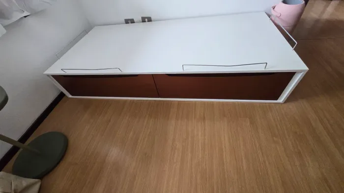 Cama Solteiro com Gavetas
