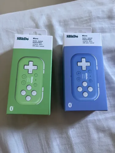 Mini controle 8bitdo - android, n switch, ios, win11, modo teclado