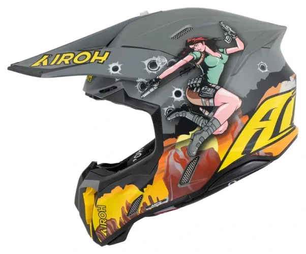 Capacete Airoh Twist 3.0 Adventure Cinza
