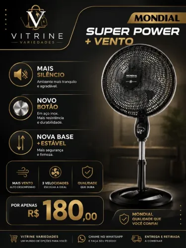 VENTILADOR MUNDIAL SUPER POWER VSP-40