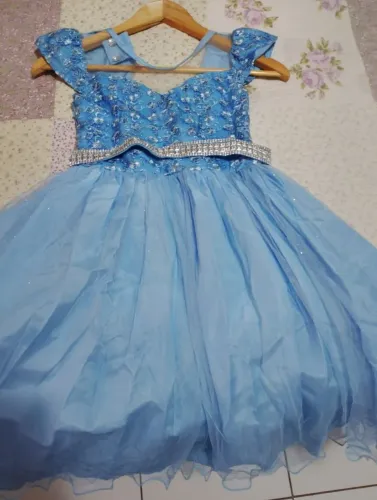 Vestido azul Serenity usado uma vez