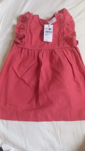 Vestido baby de linho.