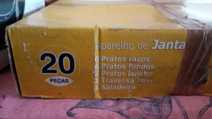 Aparelho de jantar 20peças de porcelanato