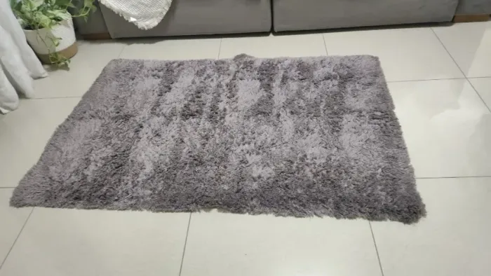 Jogo de tapete peludo para quarto 1,50x1,00 + 2 tapetes laterais